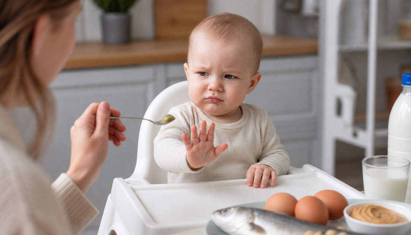 Guide des aliments à éviter lors de la première année de diversification